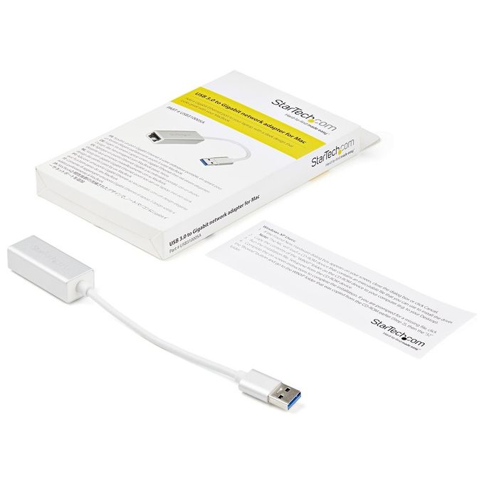 Startech Adattatore di rete USB 3.0 a Ethernet Gigabit - Argento