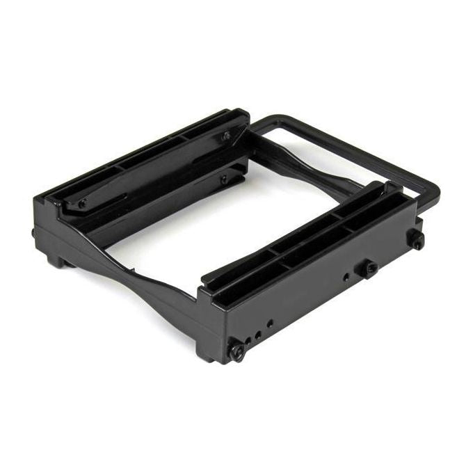 StarTech Staffa di Montaggio Tool-Less per Doppio Disco Rigido Ssd-Hdd da 2,5'' per Alloggiamento da 3,5