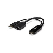 Startech adattatore - convertitore hdmi a dp alimentato via usb - ultra hd 4k