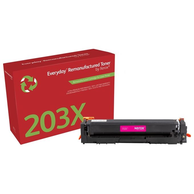 Xerox 006R03623 Everyday Toner Compatibile HP 203X CF543X Alta Capacita' 2500 Pagine Rigenerato colore Magenta