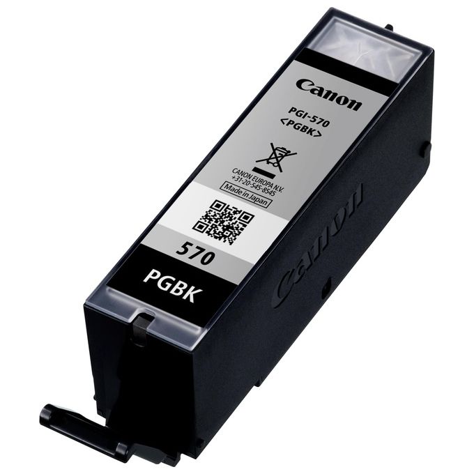 Canon Pgi-570 pGbk Inchiostro Pigmentato nero Chromalife 100 Contenuto 15 ml. Compatibile con Pixma Mg5750 Mg6850 Mg7750