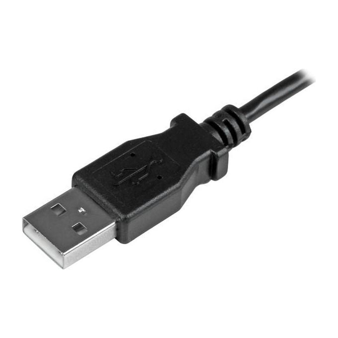Startech.com Cavo di ricarica e sincronizzazione micro USB da 1 m - USB-A a Micro B ad angolo sinistro - M-M - 0,25mm²