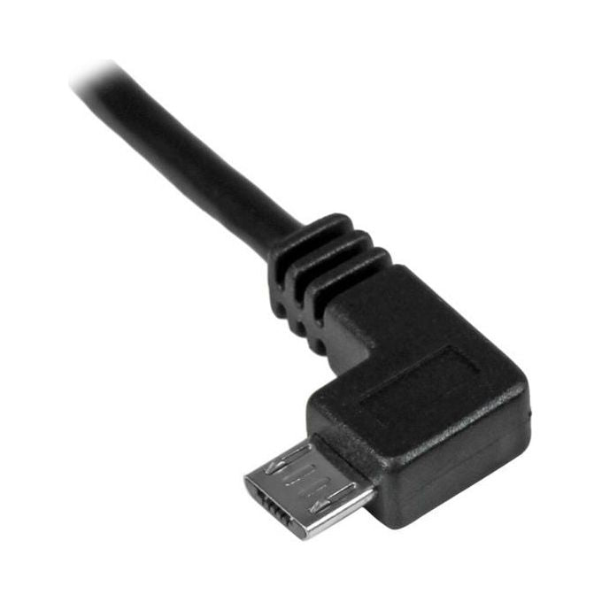 Startech.com Cavo di ricarica e sincronizzazione micro USB da 1 m - USB-A a Micro B ad angolo sinistro - M-M - 0,25mm²