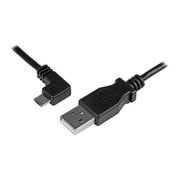 Startech.com Cavo di ricarica e sincronizzazione micro USB da 1 m - USB-A a Micro B ad angolo sinistro - M-M - 0,25mm²
