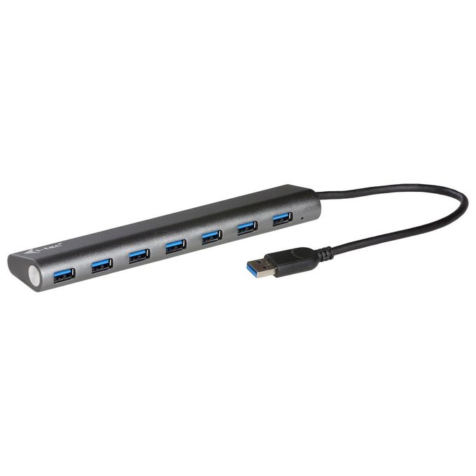 I-Tec Metal U3HUB778 Hub di Interfaccia Usb 3.0 Type-A 5000Mbit-s Argento