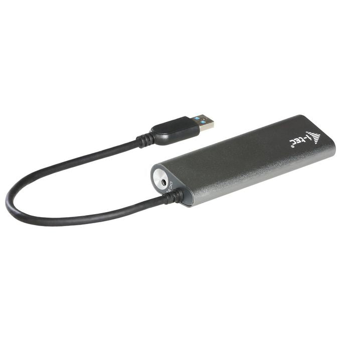 I-Tec Metal U3HUB448 Hub di Interfaccia Usb 3.2 Gen 1 Type-A 5000 Mbit-s Grigio