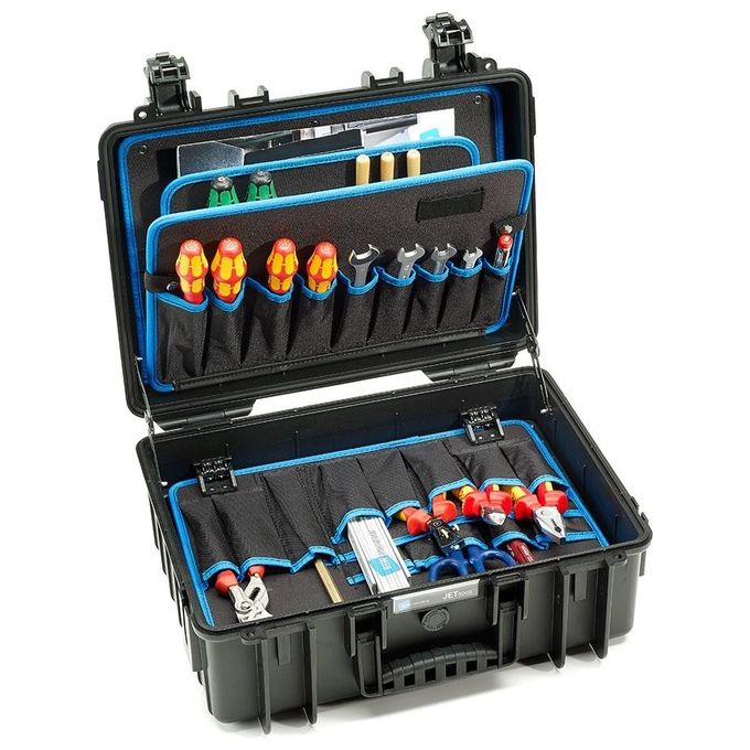 BandW Valigetta Porta Utensili Jet5000 Nera con Custodia Inlay