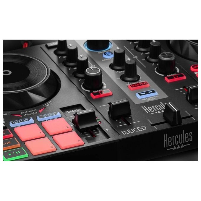 Hercules INPULSE200MK2 DJControl Inpulse 200 MK2 Controller DJ USB MIDI 2 Canali 8 Pad Serato DJ Lite DJUCED