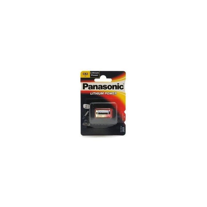 Panasonic Batteria al Litio Cilindrica CR-2 3V Rosso Oro