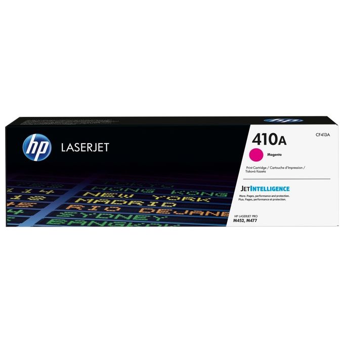 HP 410A Magenta originale LaserJet cartuccia toner ( CF413A ) per Color LaserJet Pro M452dn, M452dw, M452nw, MFP M477fdn, MFP M477fdw, MFP M477fnw