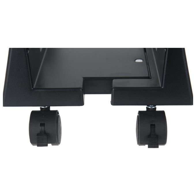 Vultech CP-02 Carrello Porta PC 4 Ruote Nero