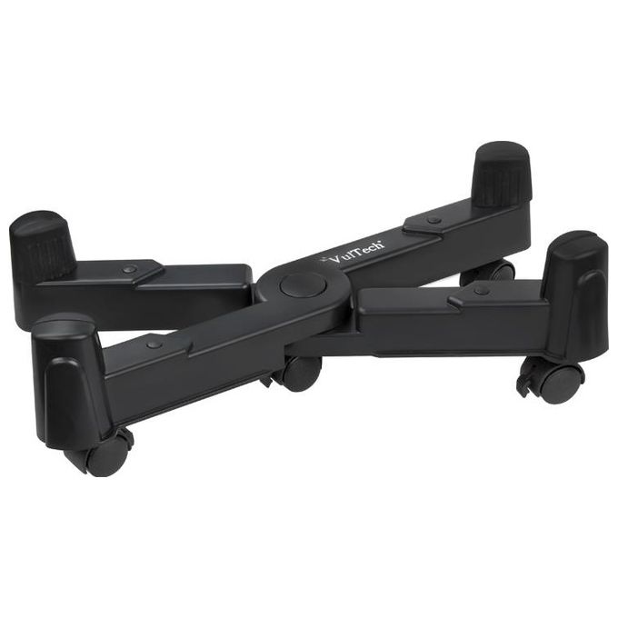 Vultech CP-03 Carrello Porta PC 5 Ruote Nero