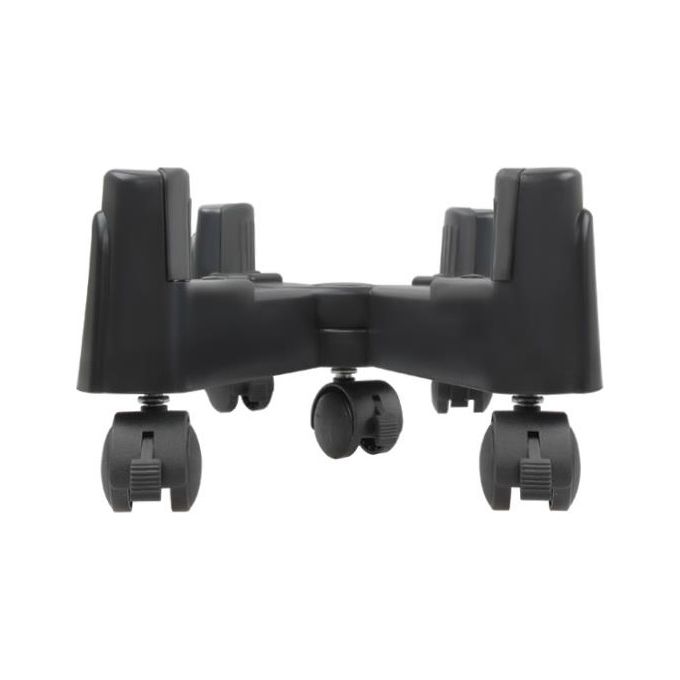 Vultech CP-03 Carrello Porta PC 5 Ruote Nero