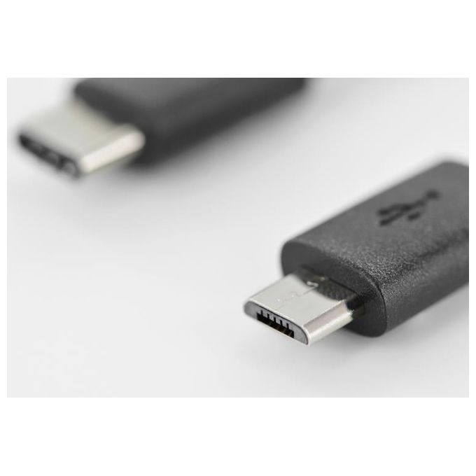 Digitus cavo usb connettori micro ''b'' - ''c'' maschio-maschio mt 1,80
