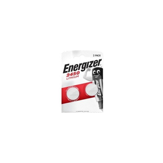 Energizer Cr2450 Batterie a Bottone al Litio da 3V 2 Pezzi