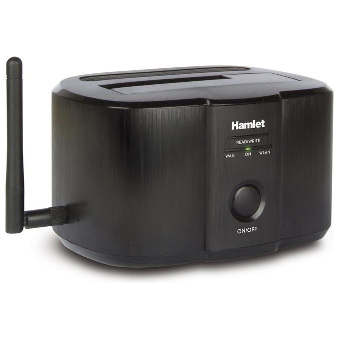 Hamlet-Wi-Fi Single Bay Docking Station for 2.5-3.5 SATA HDD