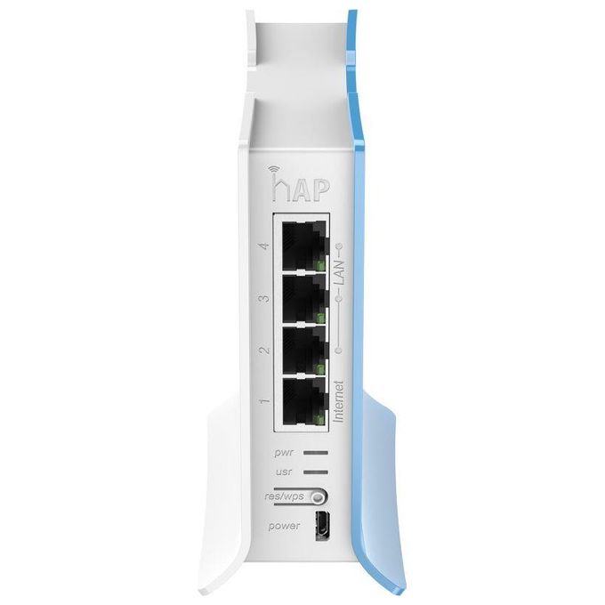 Mikrotik RB941-2ND-TC Punto Accesso WLan 300 Mbit-s Blu-Bianco