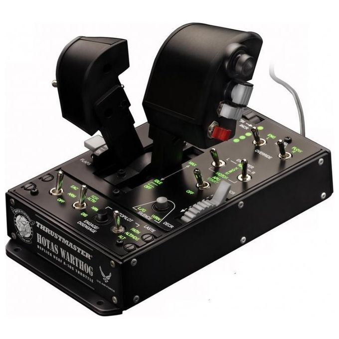 Thrustmaster Hotas Warthog Dual Throttle Simulazione di Volo Pc Usb Nero