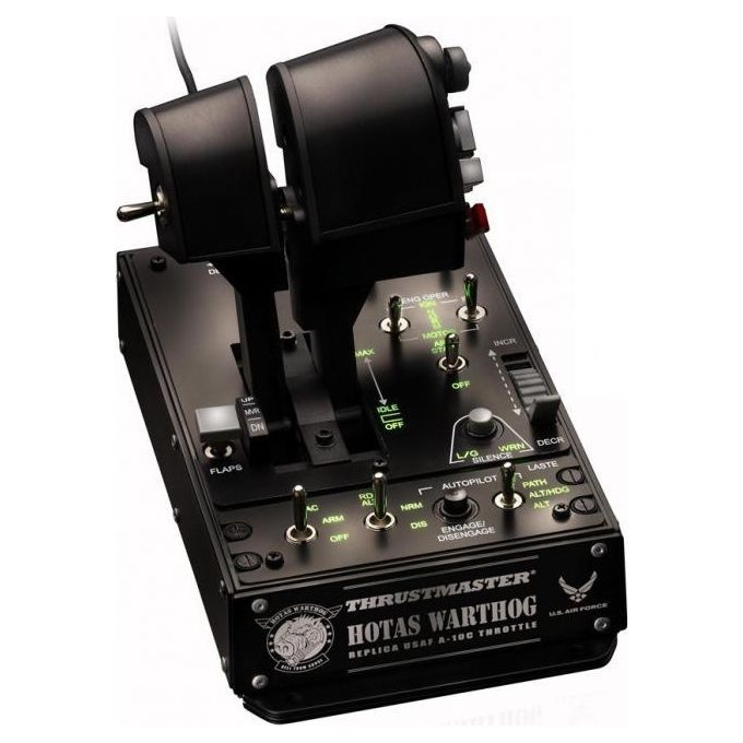 Thrustmaster Hotas Warthog Dual Throttle Simulazione di Volo Pc Usb Nero