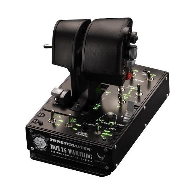 Thrustmaster Hotas Warthog Dual Throttle Simulazione di Volo Pc Usb Nero