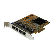 Startech ST1000SPEX43 Adattatore Scheda di Rete Ethernet Gigabit PCI Express NIC a 4 Porte