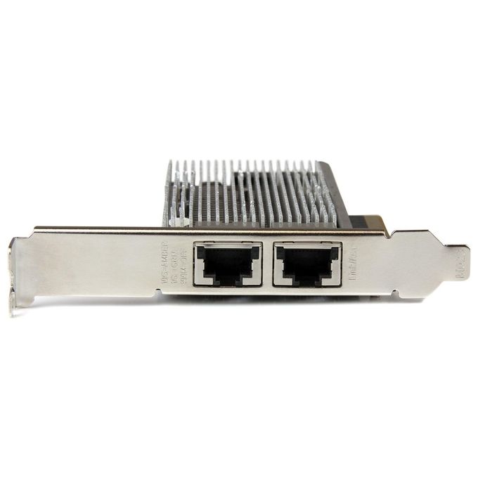 StarTech.com ST20000SPEXI Adattatore di Rete PCI Express a 2 Porte 10 Gbps con Chipset Intel X540 colore Nero