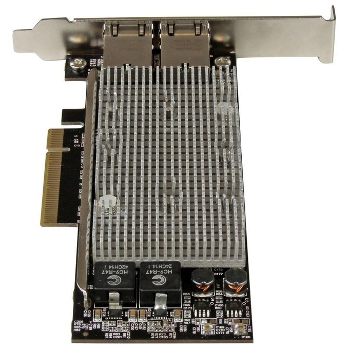 StarTech.com ST20000SPEXI Adattatore di Rete PCI Express a 2 Porte 10 Gbps con Chipset Intel X540 colore Nero