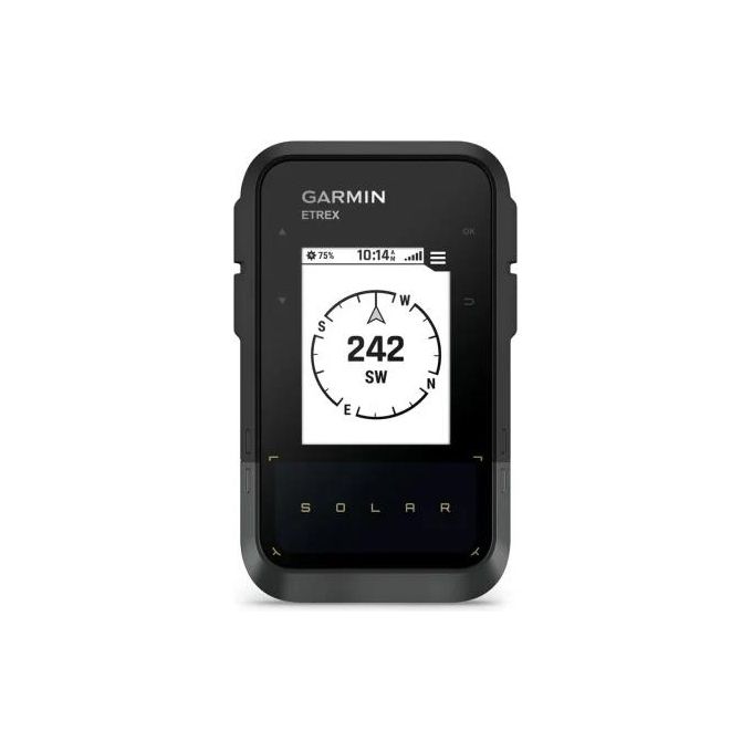 Garmin 010-02782-00 eTrex Solar Navigatore GPS Portatile con Alimentazione Solare e GPS Multibanda colore Nero Grigio