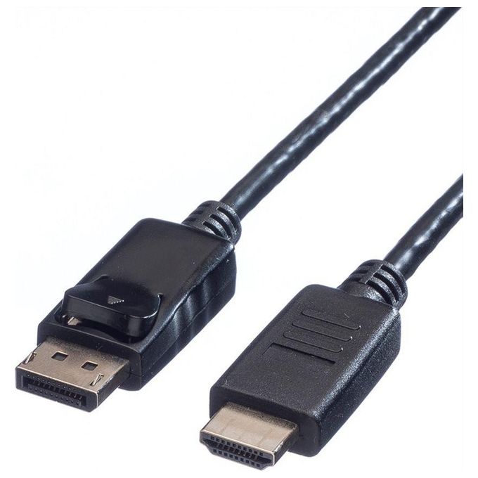 Roline Cavo Dp-Hdtv 3mt M-M Value Displayport-Hdmi 2k1080p 60hz