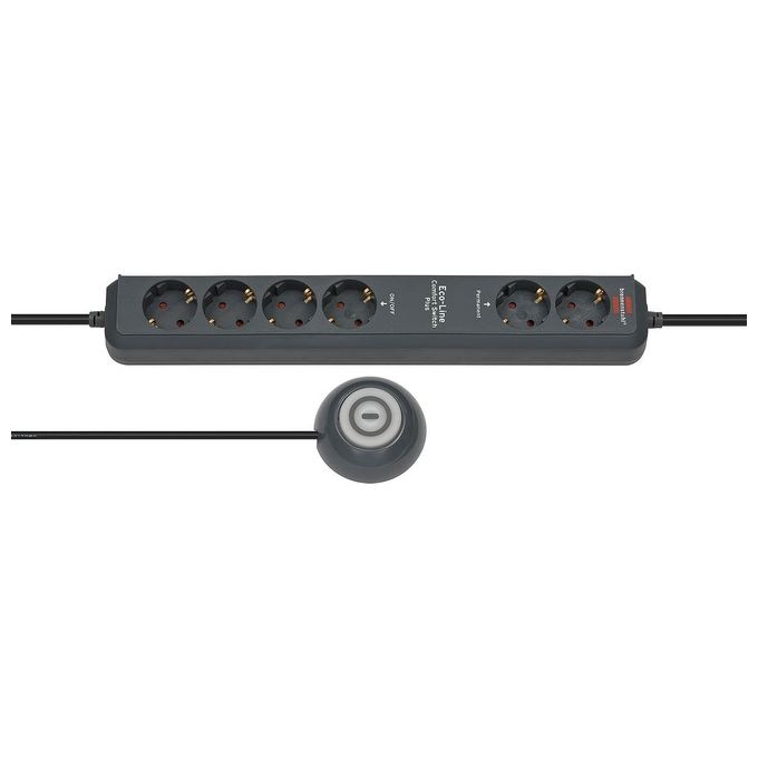 Brennenstuhl ECO-Line Comfort Switch Plus 6 Prese