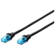 Digitus cavo rete utp cat. 5e non schermato - lunghezza mt. 0,5 - colore nero