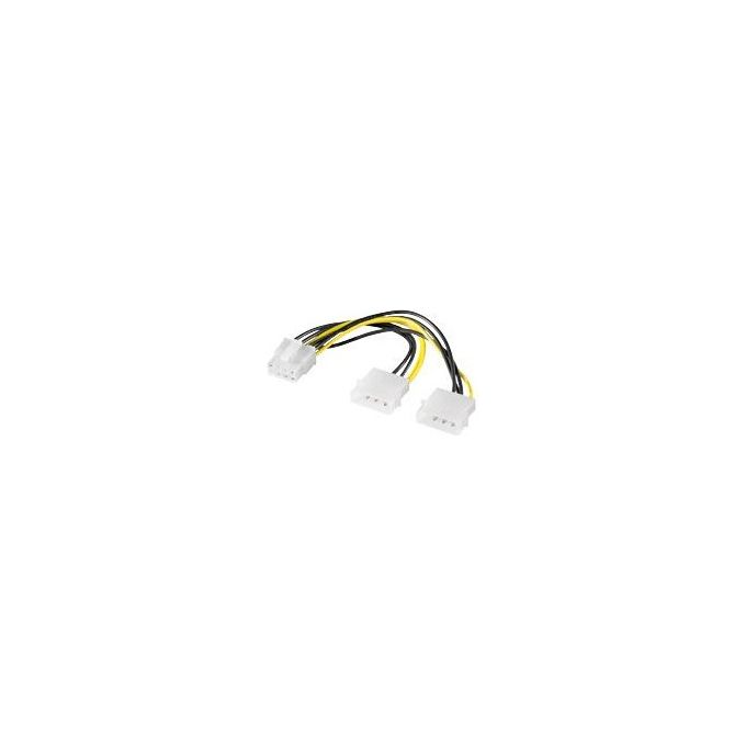 Link cavo interno alimentazione pci express 8 poli - 2 x 5,25