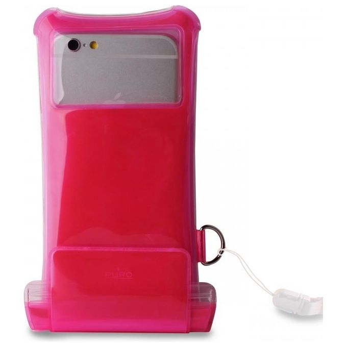 Puro Custodia Universale Impermeabile Slim WaterProof per Smartphone fino a 5.1'' , Rosa