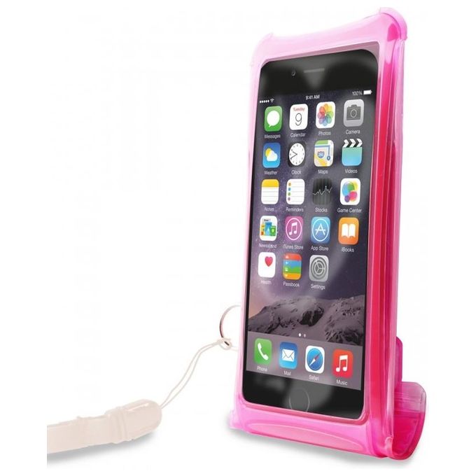 Puro Custodia Universale Impermeabile Slim WaterProof per Smartphone fino a 5.1'' , Rosa