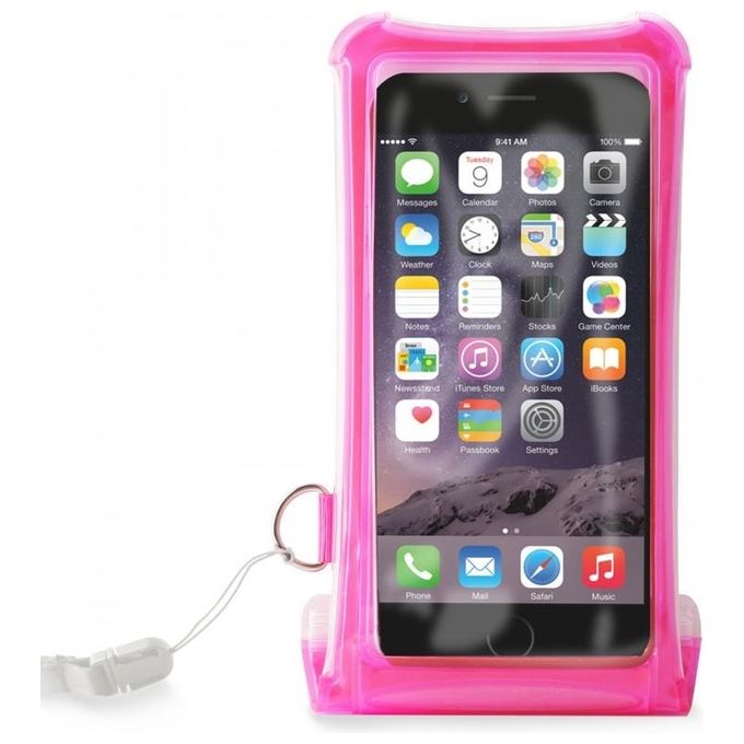 Puro Custodia Universale Impermeabile Slim WaterProof per Smartphone fino a 5.1'' , Rosa