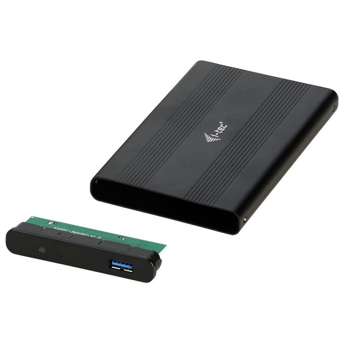 I-tec MYSAFEU312 Contenitore di Unita' di Archiviazione 2,5'' Enclosure HDD-SSD Nero