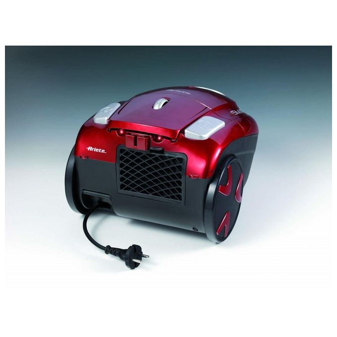 Ariete Aspirapolvere con Sacco 700w 2.5lt A Smart, Rosso