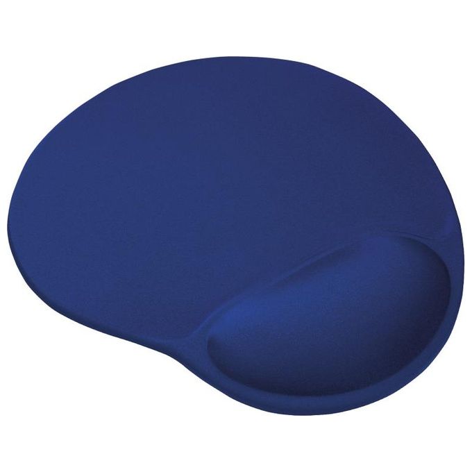 Trust Tappetino per Mouse con Poggiapolsi in Gel, Azzurro