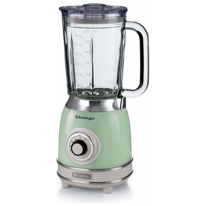 Ariete 583 Vintage Frullatore da tavolo 1,5 L 1000 W 4 Lame Acciaio Inox 4 Velocita' Pulse Tritaghiaccio colore Verde