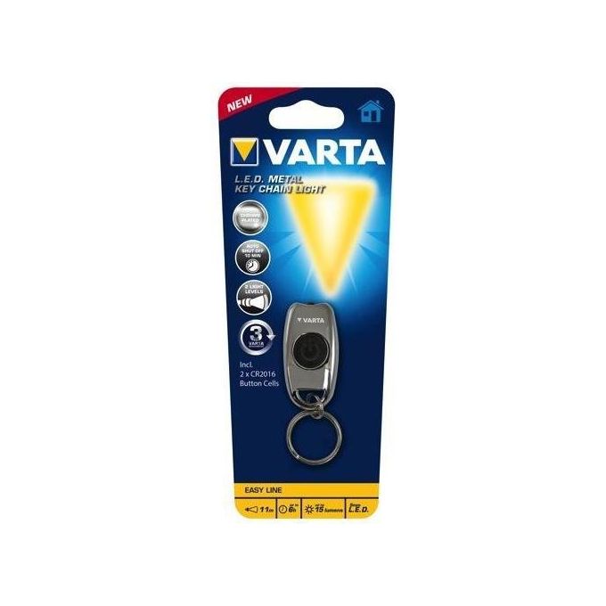 Torcia Varta Led Portachiavi Con Pile