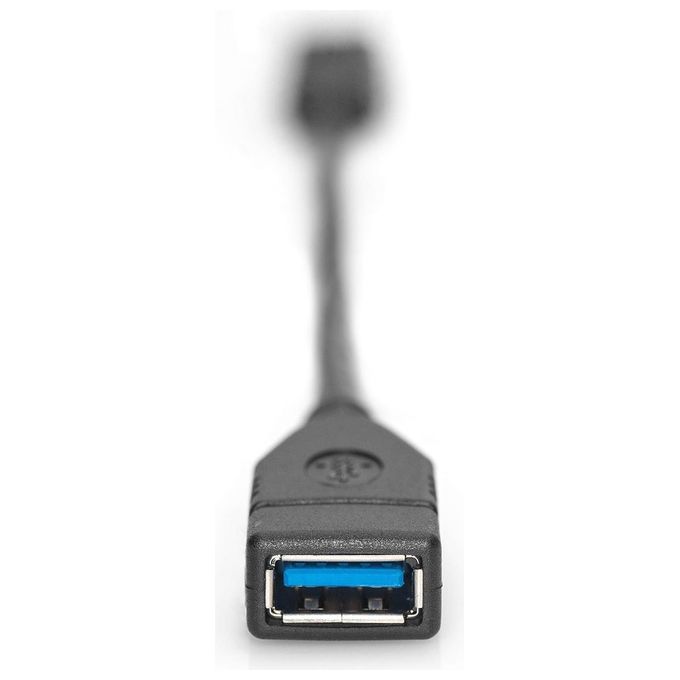 Digitus cavo adattatore usb ''a'' femmina - ''c'' maschio cm 15