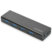 Ednet hub 4 porte usb 3.0 con alimentatore
