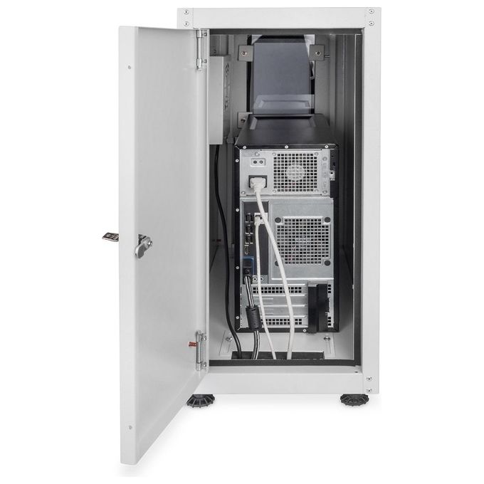 Digitus box ventilato per server e computer colore grigio ral 7035