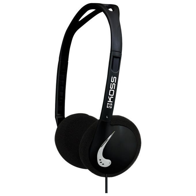 Koss KPH25k Cuffia a Padiglione Nero