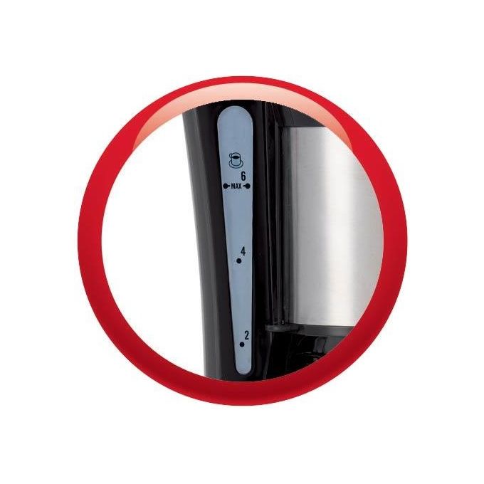 Moulinex FG1528 Principio Macchina Caffe' Americano 600W 6 Tazze Nero
