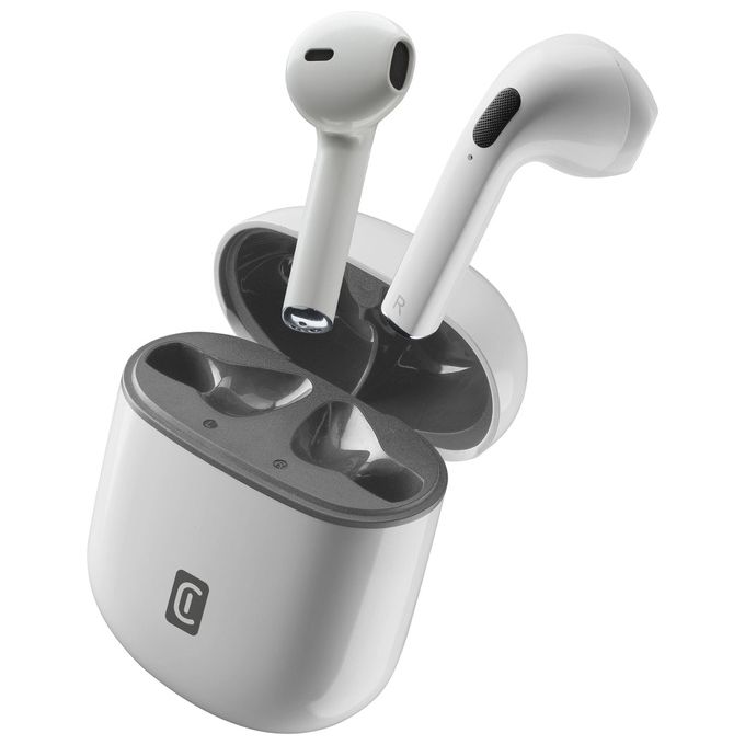 Cellularline BTTWSSMARTW Style Color Auricolari TWS Bluetooth 5.3 In-ear Microfono 24h autonomia colore Bianco