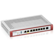 Zyxel USGFLEX100HP-EU0102F USG Flex 100HP Firewall hardware Velocita' 3 Gbit-s 8 porte LAN 1000 Mbit-s PoE+ Console RJ-45 colore Grigio