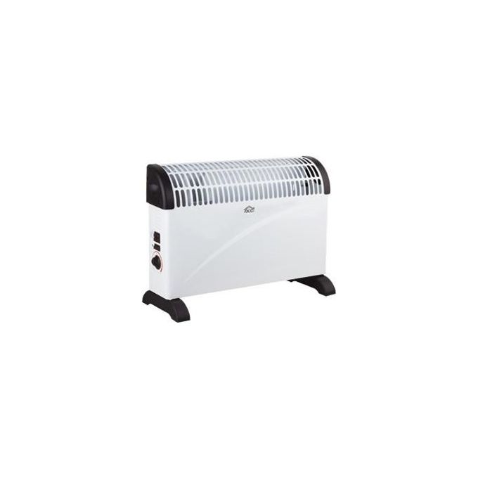 DCG TC10T Termoconvettore da terra Turbo 2000W 3 livelli di potenza Termostato regolabile colore Bianco
