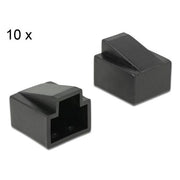 Link set 10 cappucci di protezione antipolvere per connettori rj45
