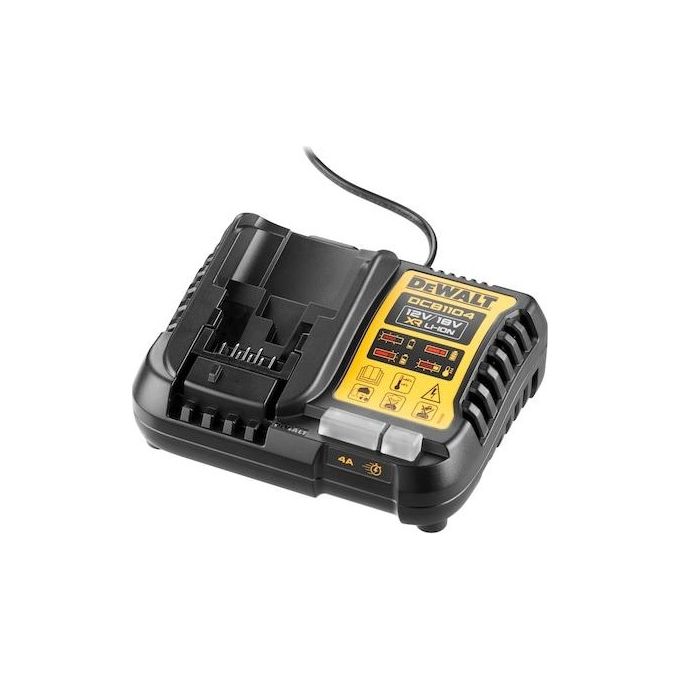 Dewalt DCB1104-QW XR Caricabatteria Multivoltaggio Li-Ion 4A compatibile 10.8V 12V 14.4V 18V